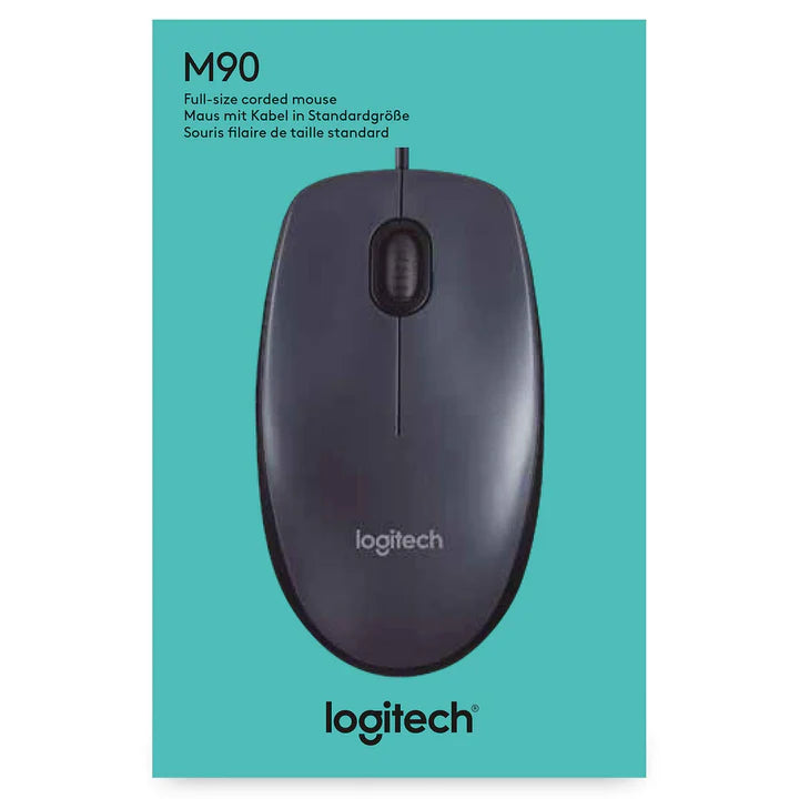 Logitech M90 -1000dpi / USB 2.0 / Black - Mouse
