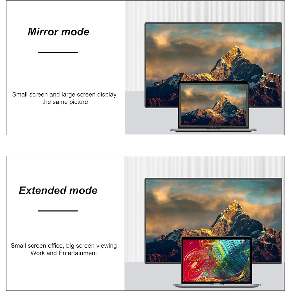 Mowsil Mini DisplayPort to DisplayPort Cable -2 Meter – 4K@60Hz, Gold-Plated, High-Speed Mini DP to DP Cable for Mac & PC