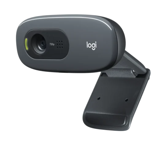 Logitech C270 HD Webcam - 720p / USB 2.0 / Wired / Black