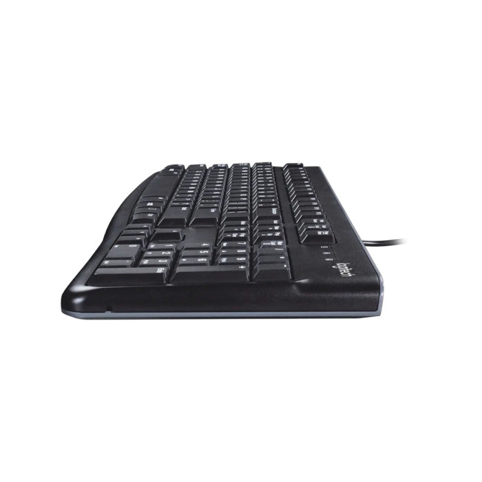 Logitech K120 - Wired / USB 2.0 / Arb/Eng / Black - Keyboard