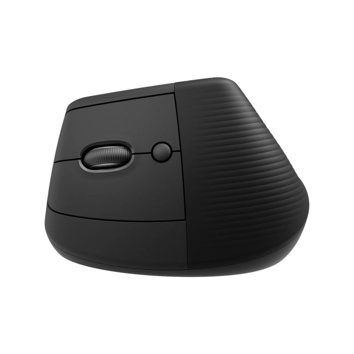 Logitech Lift Vertical Ergonomic Bluetooth/Wireless Mouse, Up to 2 Years Battery Life, For PC & Mac - Graphite