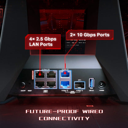 GE800 TP-Link BE19000 Tri-Band Wi-Fi 7 Gaming Router