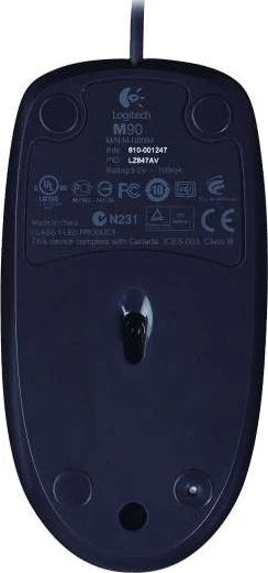 Logitech M90 -1000dpi / USB 2.0 / Black - Mouse