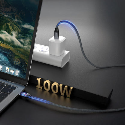 Mowsil USB-C Video Cable 4K 20Gbps 100W PD | Braided Type-C to Type-C for MacBook &amp; iPad