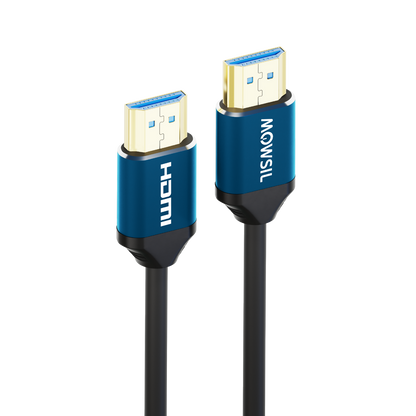Mowsil HDMI 2.0 Cable 15 Meter | 4K@60Hz Ultra HD, 18Gbps High Speed, HDR, 3D, Gold-Plated | TV PC PS5 Monitor
