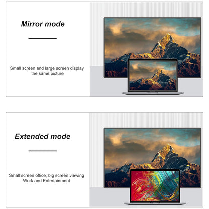 Mowsil Mini DisplayPort to HDMI Cable - 2 Meter – 4K@30Hz, Gold-Plated Connectors, High-Speed Adapter for Mac &amp; Monitor