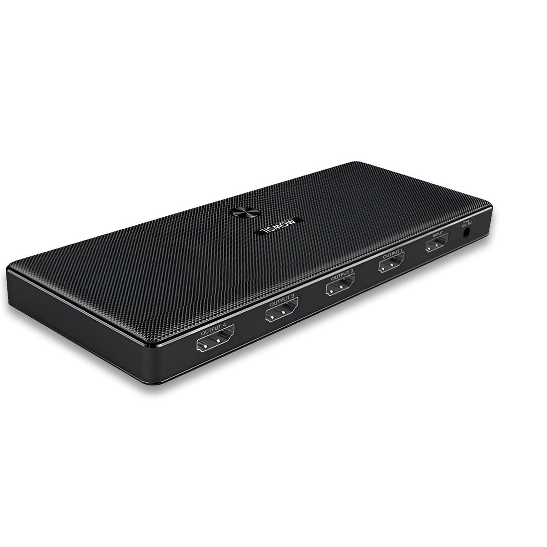 Mowsil HDMI Splitter 1x4 4K@60Hz | 1 Input to 4 Outputs HDCP 2.2 HDR 3D Support for TV, PS5, Xbox &amp; Blu-ray