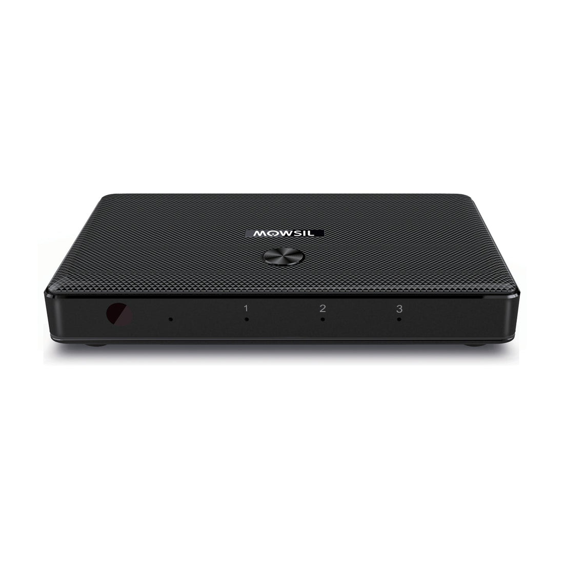 Mowsil 3-Port HDMI Switch 4K@60Hz – HDMI 2.0, 18Gbps, HDR, HDCP 2.2, 3D, IR Remote, Plug &amp; Play