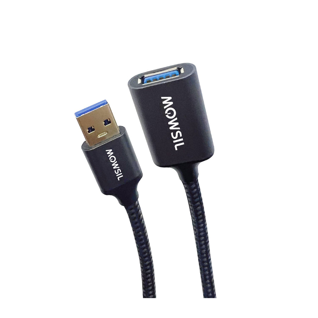 Mowsil USB 3.0 Extension Cable 1.8 Meter – Type-A Male to Female, 5Gbps High-Speed, Triple Shielded, Braided, Durable