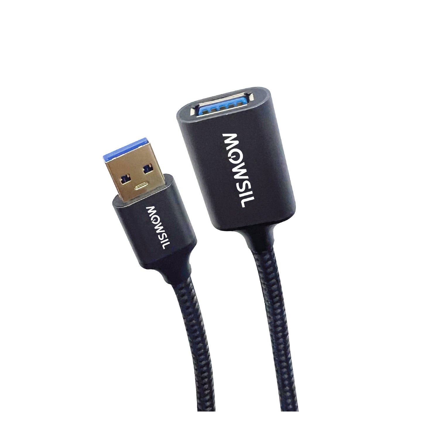 Mowsil USB 3.0 Extension Cable 1.8 Meter – Type-A Male to Female, 5Gbps High-Speed, Triple Shielded, Braided, Durable