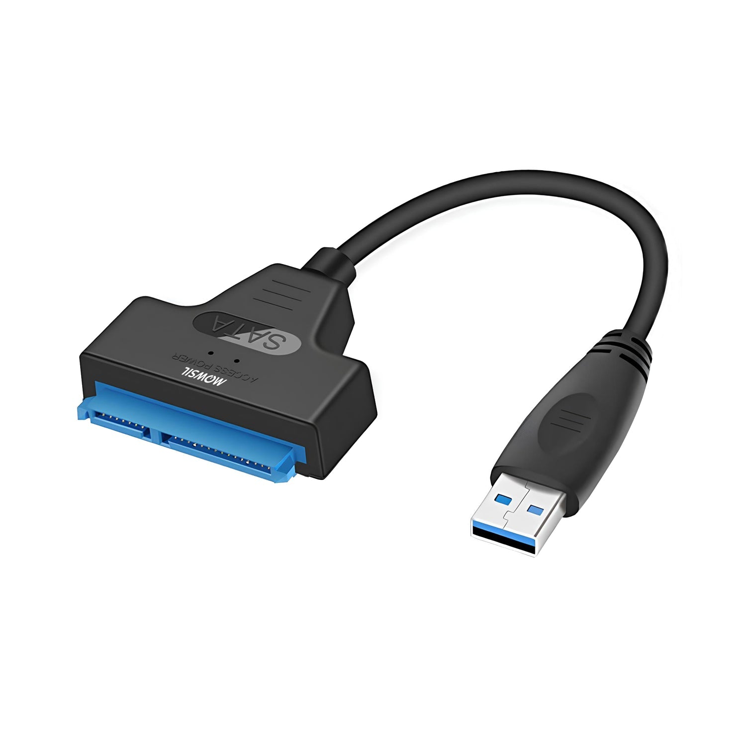 Mowsil USB 3.0 to SATA Adapter – Hard Drive Converter Cable for 2.5"/3.5" SSD &amp; HDD, 5Gbps, Plug &amp; Play