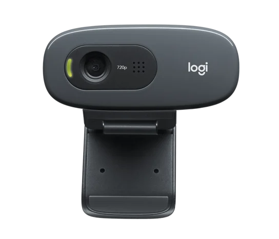 Logitech C270 HD Webcam - 720p / USB 2.0 / Wired / Black