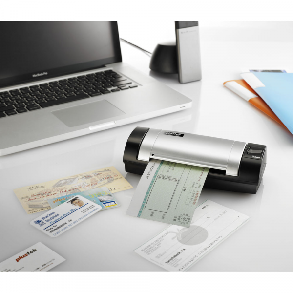 Plustek D620 Mobile Office Scanner ID &amp; Business Card, Bank Cheque