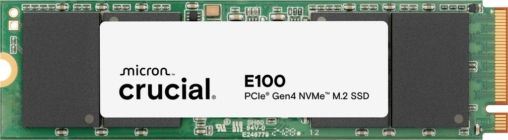 Crucial E100 2TB M.2 NVMe SSD PCIe 4.0 Gen4, 5000MB/s