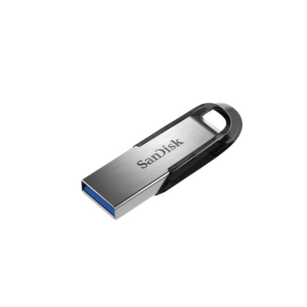SanDisk Ultra Flair Flash Drive - 16GB / Up to 130 MB/s / USB 3.0 / Black and Silver