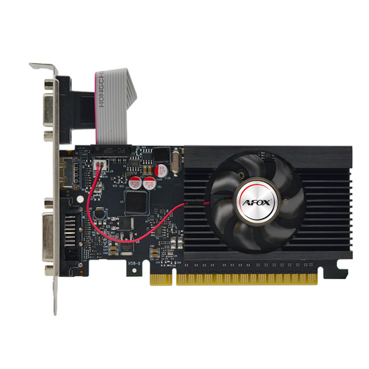 AFOX GeForce GT 710 - 2GB / DDR3 / 64-bit / PCIe 2.0 / D-Sub / HDMI / DVI
