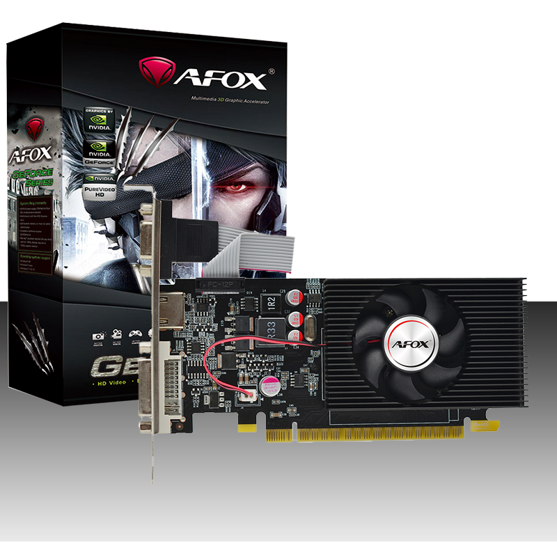 AFOX NVIDIA GeForce GT 730 - 4GB / DDR3 / 128-bit / PCIe 2.0 / D-Sub / HDMI / DVI