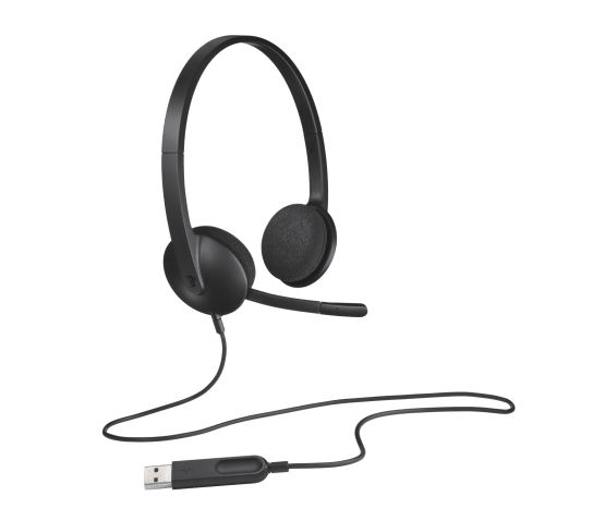 Logitech H340 - USB 2.0 / Wired / 20Hz to 20KHz / Stereo - Head Phones