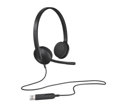 Logitech H340 - USB 2.0 / Wired / 20Hz to 20KHz / Stereo - Head Phones