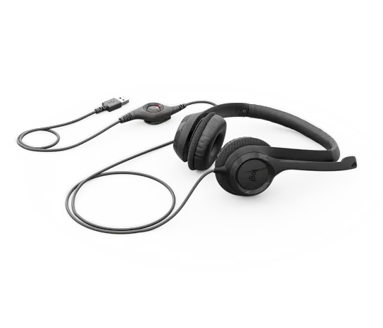 Logitech USB Headset H390 with Noise Cancelling Mic