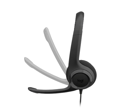 Logitech USB Headset H390 with Noise Cancelling Mic