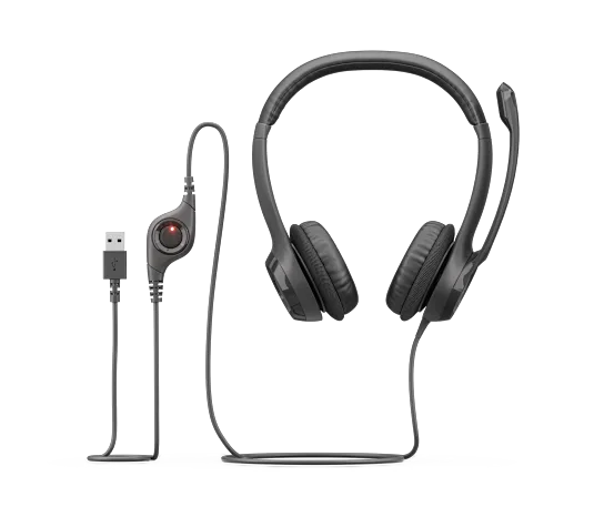 Logitech USB Headset H390 with Noise Cancelling Mic