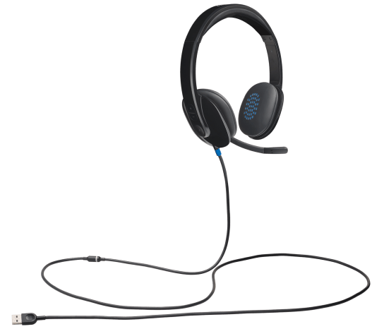 Logitech H540 USB Wired Headset - Wired / USB / Stereo / Black