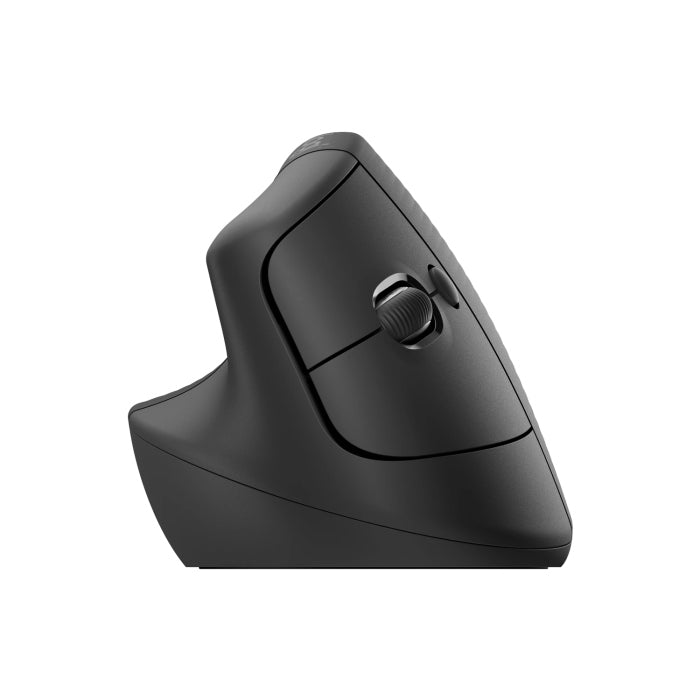 Logitech Lift Vertical Ergonomic Bluetooth/Wireless Mouse, Up to 2 Years Battery Life, For PC &amp; Mac - Graphite