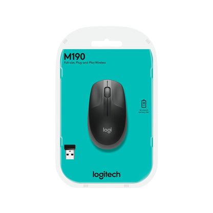 Logitech Mouse M190 Wireless - Black