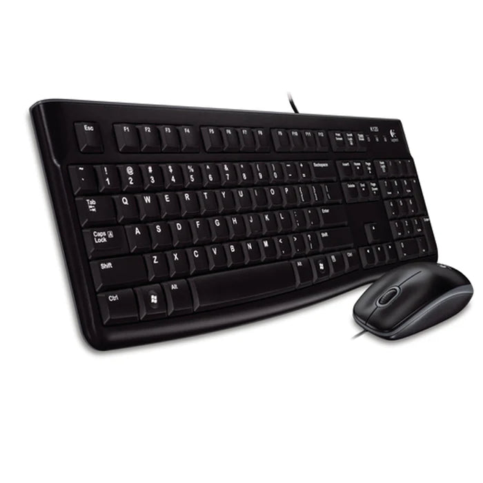 Logitech MK120 - Wired / USB / Quiet Typing / Arb/Eng - Keyboard &amp; Mouse Combo