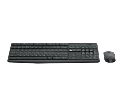 Logitech MK235 - 2.40GHz / Up to 10m / Optical / Wi-Fi / Arb/Eng - Keyboard &amp; Mouse Combo
