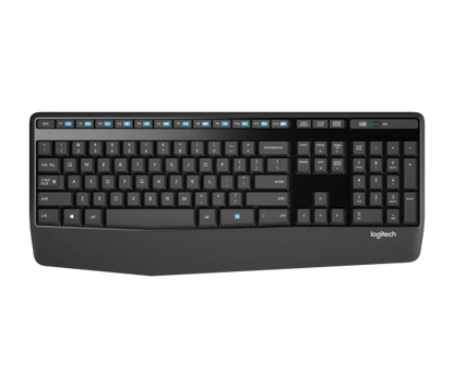 Logitech MK345 - Wireless / USB / Arabic/English Keys / Black - Keyboard &amp; Mouse Combo