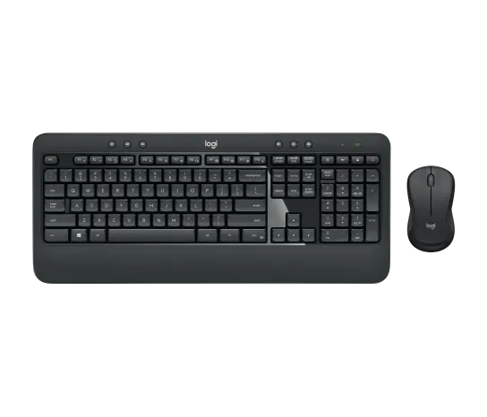 Logitech MK540 Advanced Wireless Combo - 2.40GHz / Up to 10m / USB Wireless Receiver / Arb/Eng / Black - Keyboard &amp; Mouse Combo