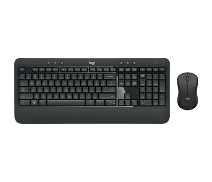 Logitech MK540 Advanced Wireless Combo - 2.40GHz / Up to 10m / USB Wireless Receiver / Arb/Eng / Black - Keyboard &amp; Mouse Combo