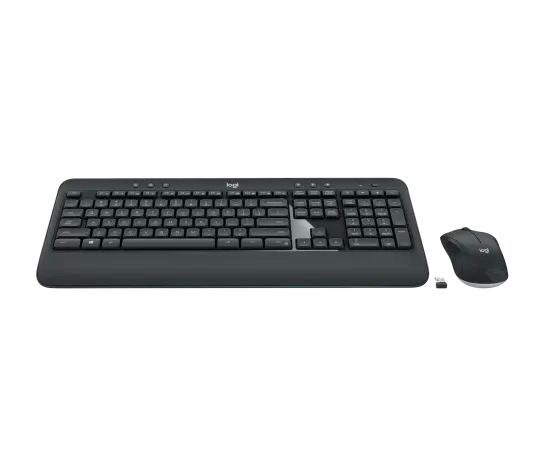 Logitech MK540 Advanced Wireless Combo - 2.40GHz / Up to 10m / USB Wireless Receiver / Arb/Eng / Black - Keyboard &amp; Mouse Combo