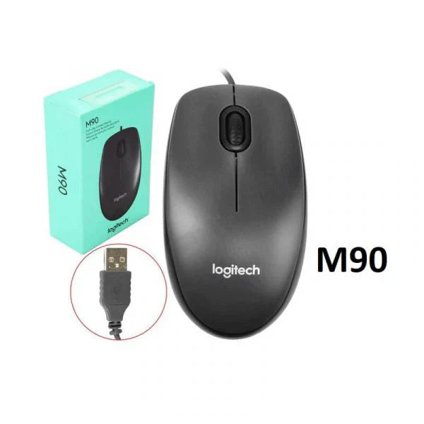 Logitech M90 -1000dpi / USB 2.0 / Black - Mouse