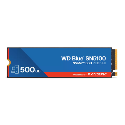 WD Blue SN5100 NVMe SSD - 500GB / Up to 6600MB/s / M.2 2280 / PCIe Gen4 x4 - SSD (Solid State Drive)