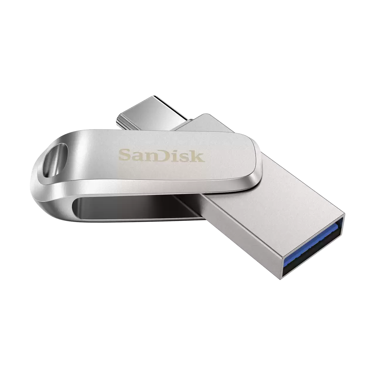SanDisk Ultra Dual Drive Luxe - 128GB / Up to 400 MB/s / USB 3.2 Gen 1 / Type-C / Silver