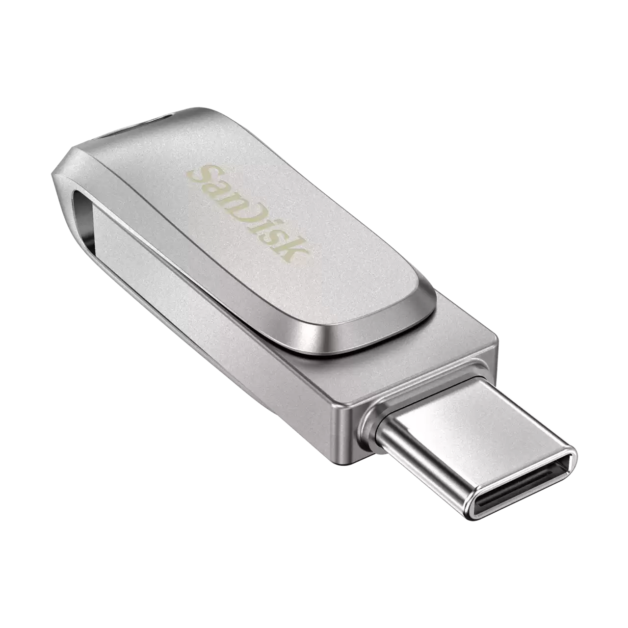 SanDisk Ultra Dual Drive Luxe - 128GB / Up to 400 MB/s / USB 3.2 Gen 1 / Type-C / Silver