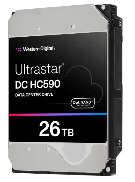 WD 26TB Ultrastar DC HC590 SATA 3.5″ Data Center HDD, 7200rpm