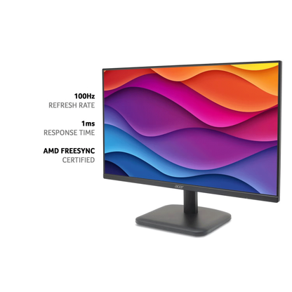 Acer 24", FHD, IPS ,100Hz,1ms, Flat Gaming monitor EK241YEbmix