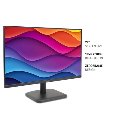 Acer EK271Ebi - 27" IPS LCD / 1ms / HDMI / VGA - Monitor