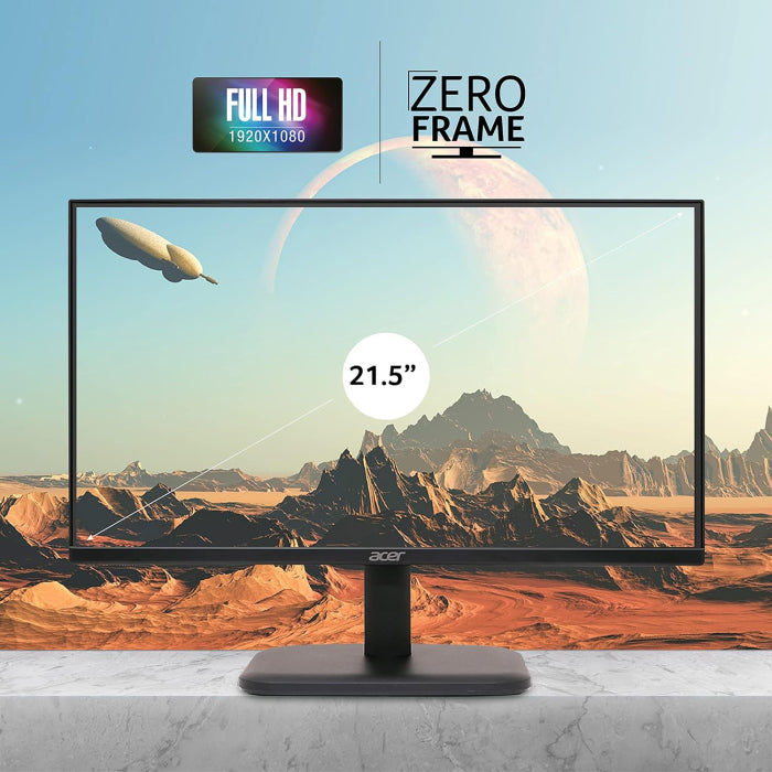 Acer EK220QH3bi - 21.5" VA LCD / 1ms / 100Hz / HDMI 1.4 / D-Sub - Monitor