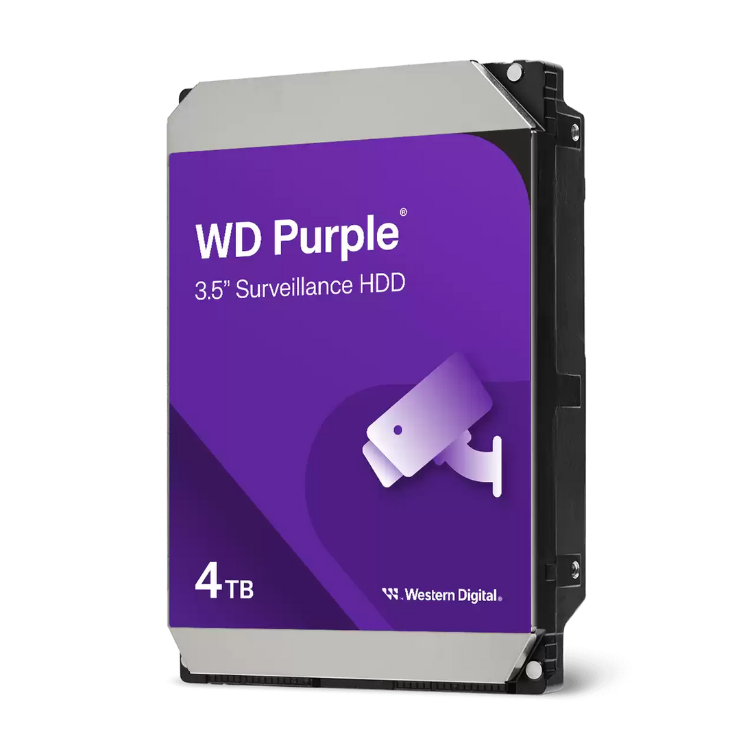 WD Purple 4TB Surveillance Hard Drive (WD44PURZ) – 5400 RPM, 64MB Cache, SATA 6Gb/s