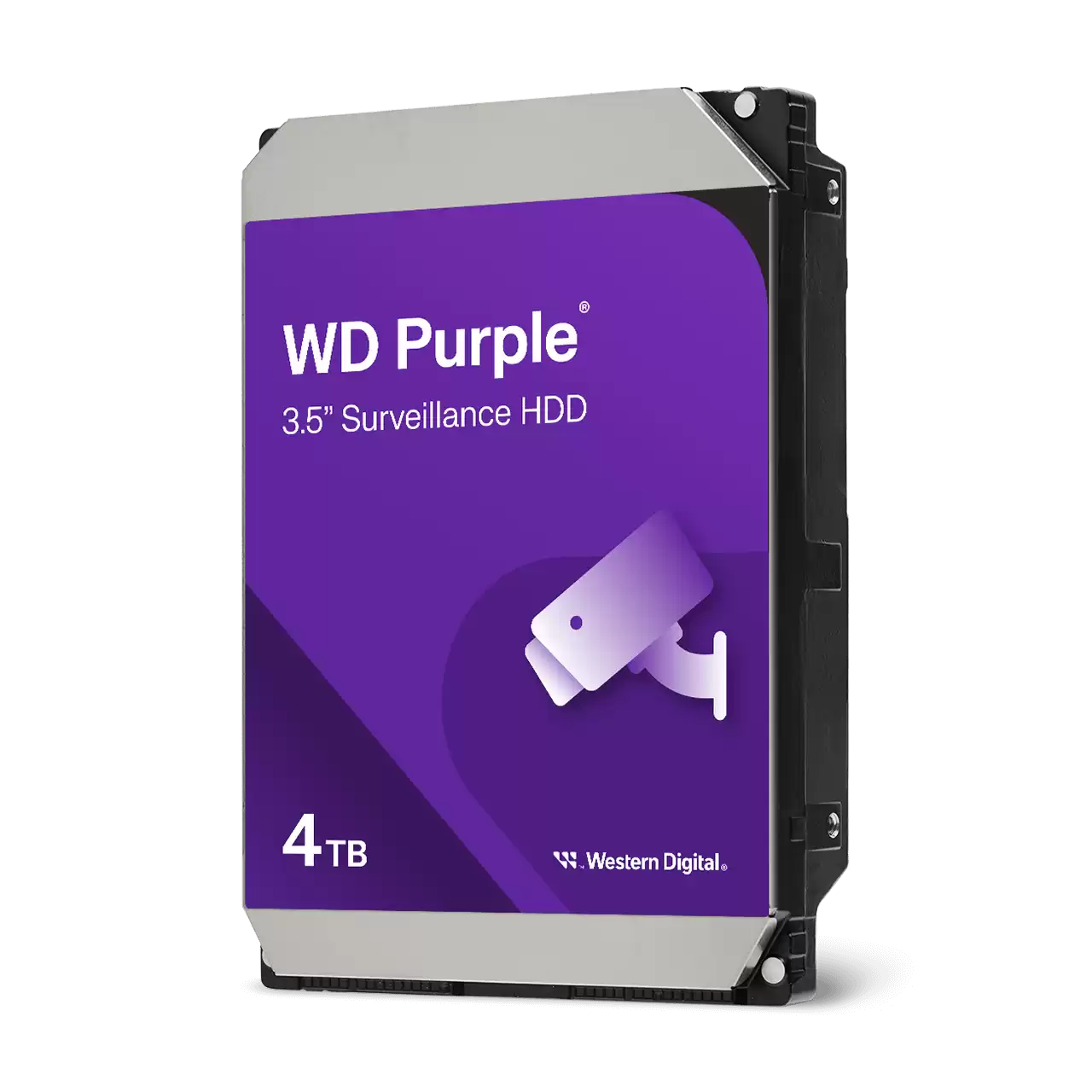 WD Purple 4TB Surveillance Hard Drive (WD44PURZ) – 5400 RPM, 64MB Cache, SATA 6Gb/s
