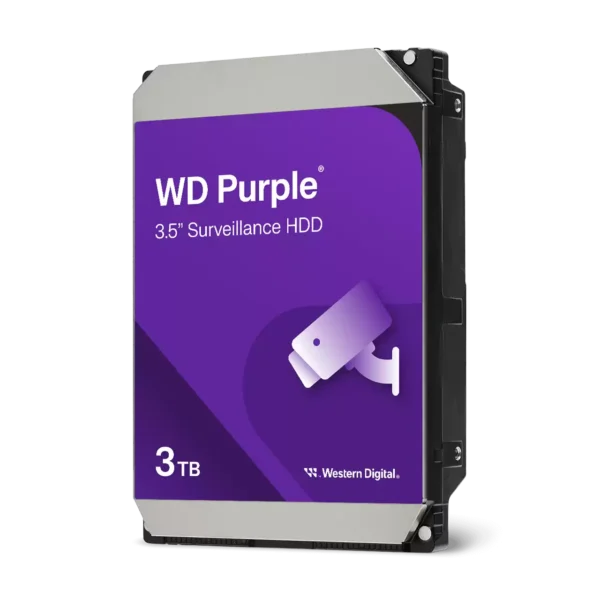 WD Purple Surveillance Hard Drive - 3TB