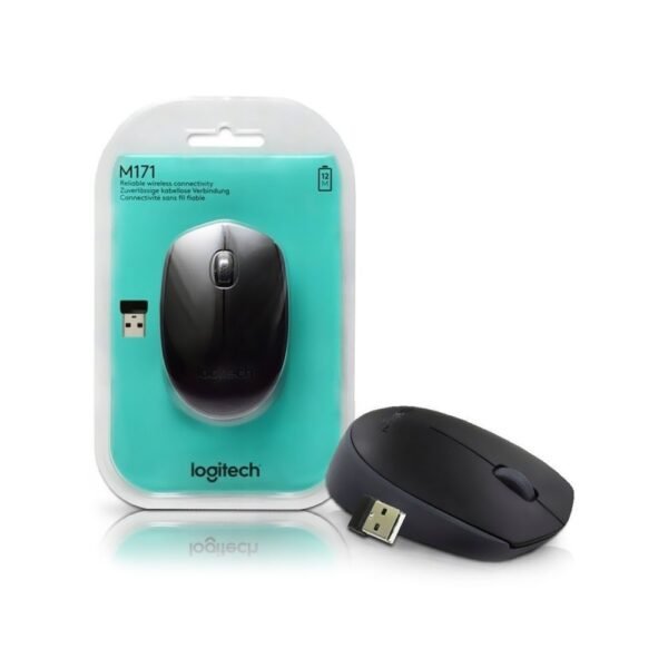 Logitech M171 - 2.40GHz / Up to 10m / Wireless / Black Grey - Mouse