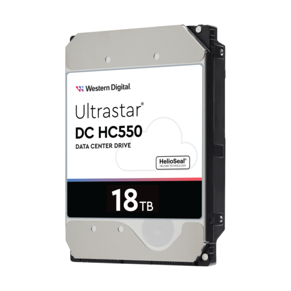 WD Ultrastar DC HC550 Hard Drive - 18TB / 3.5-inch / SATA-III / 7200 RPM / 512MB