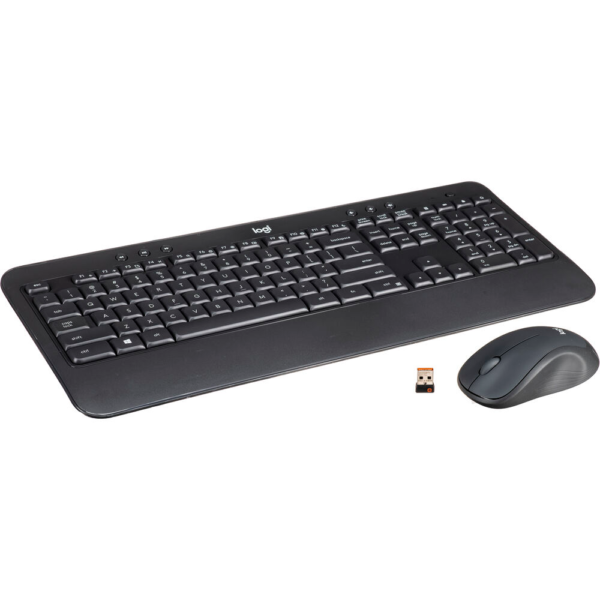 Logitech MK540 Advanced Wireless Combo - 2.40GHz / Up to 10m / USB Wireless Receiver / Arb/Eng / Black - Keyboard & Mouse Combo