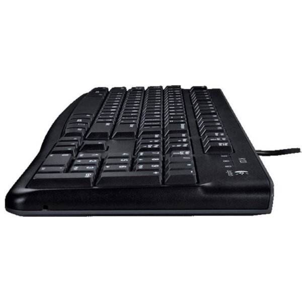 Logitech K120 - Wired / USB 2.0 / Arb/Eng / Black - Keyboard